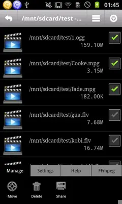 VidCon codec def android App screenshot 1